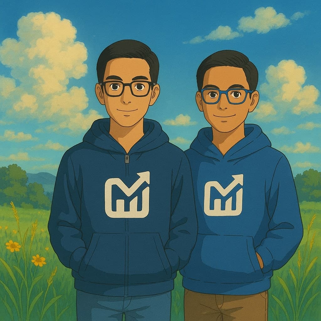 Adithya Acharya & Siddharth Acharya — Founders, reimagined in our brand’s creative style